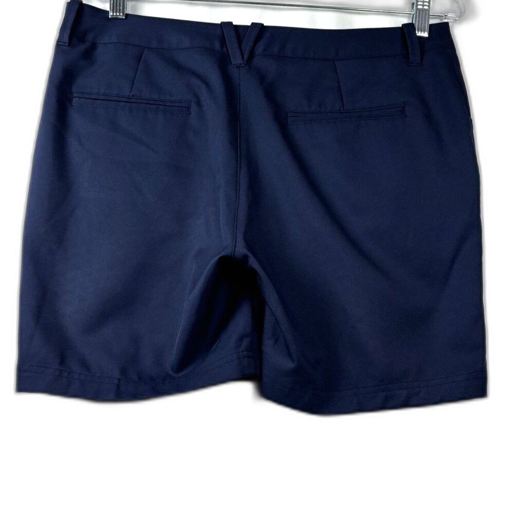 Callaway Navy Blue Golf Shorts 8 Opti-Dri Flat Front Performance Activewear - Picture 2 of 8
